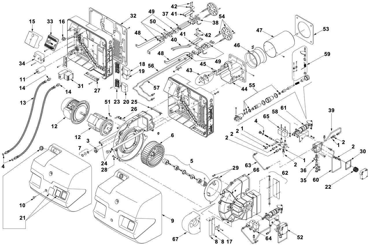 Riello RL 34 MZ - type 976T - COD. 3470611
